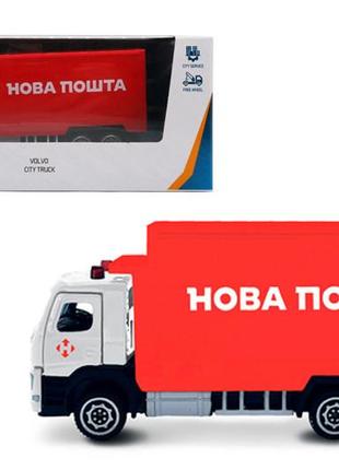 Автомодель volvo нова пошта грузовик фура 250299 technodrive1 фото