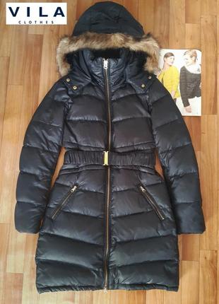 Брендова пухова куртка, пуховик, пухове пальто vila м1 фото