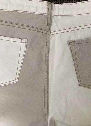Новые (с этикеткой) комбинированные зауженные джинсы от str, размер 42 (xl)3 фото