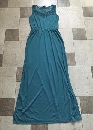 Довга сукня esmara кольору морської хвилі
