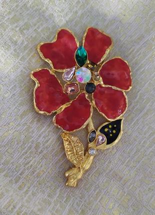 Винтажная брошка