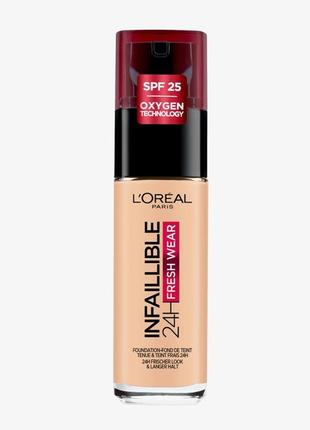 Стойкий тональный крем l’oréal infallible (125.220)1 фото