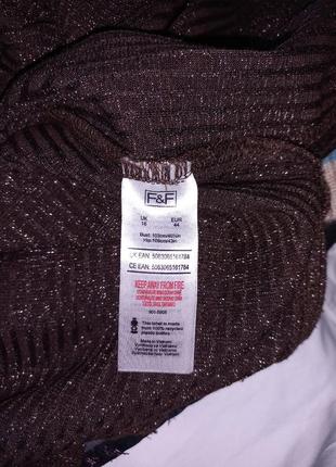 Вязаное платье-свитер без рукавов 54-56 размер6 фото