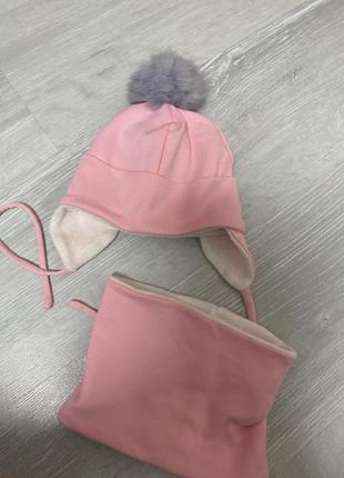 Теплая шапочка, набор