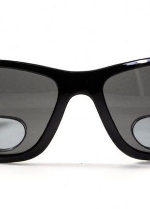 Бифокальные поляризационные очки bluwater bifocal-3 (+1.5) polarized (gray) серые2 фото