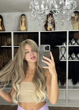 Перука💕як натуральна. парик светло-русый
