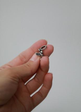 Pandora оригинал бусинка голубь3 фото