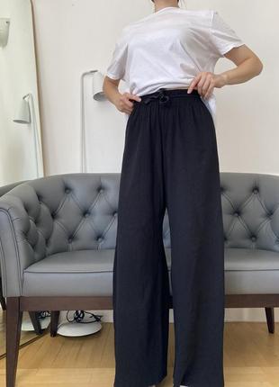 Жіночі брюки палацо , прямі штани висока посадка shaidovska