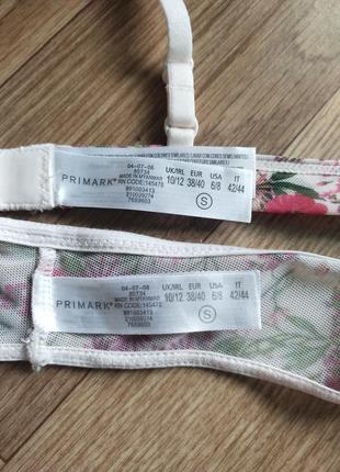 Спокусливий квітковий комплект нижньої жіночої білизни з сітки primark10 фото