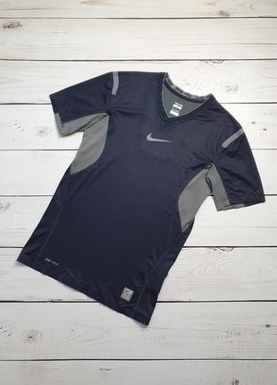 Чоловіча спортивна компресійна футболка nike pro vapor ss tee dri fit compression / найк про драй фіт1 фото