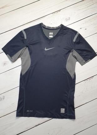 Чоловіча спортивна компресійна футболка nike pro vapor ss tee dri fit compression / найк про драй фіт2 фото