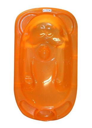 Ванночка анатомическая+подставка lorelli orange