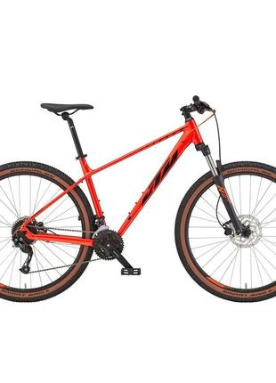 Велосипед ktm chicago 271 27.5" рама s/38, оранжевый (черный), 2022