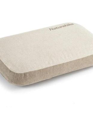 Подушка naturehike memory foam square pillow nh22zt002 khaki