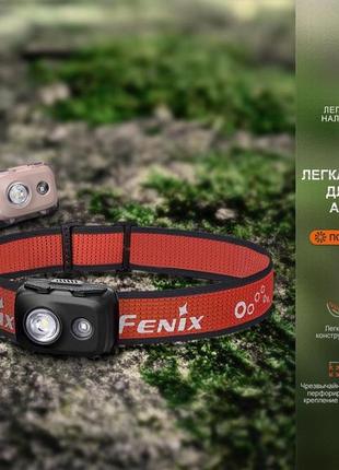 Ліхтар налобний fenix hl16 aaa рожевий7 фото