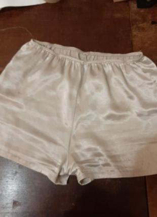 Шорти піжамні піжама домашні спати спальні під шовк шовкові штучний