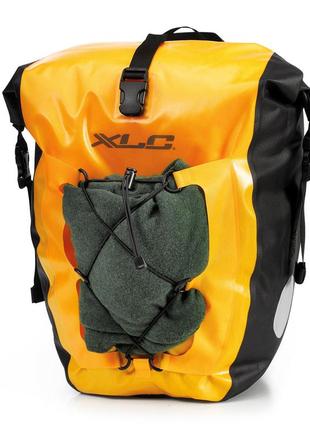 Комплект водонепроникних сумок xlc (2 шт.), 21x18x46 см, жовтий