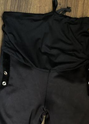 Теплые леггинсы лосины для беременных 3310ло4 фото