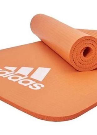 Килимок для фітнесу adidas fitness mat помаранчевий уні 183 х 61 х 1 см