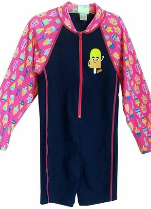 Костюм дитячий з лайкри zoggs ice friends long sleeve all in one upf 50+ 4 роки