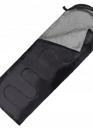 Спальный мешок (спальник) одеяло sportvida sv-cc0062 +2 ...+ 21°c r black/sky blue .