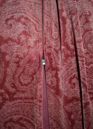 Длинный халат david nieper трикотажный велюр хлопок-вискоза р.m\l7 фото
