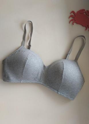 80-c бюст без косточек с литой чашкой, хлопок tu