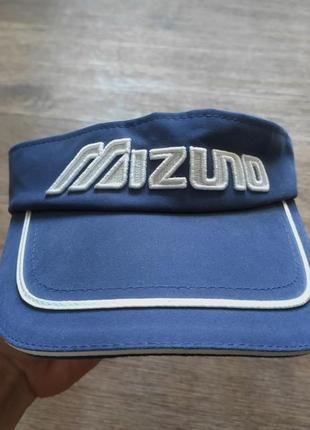 Козырек mizuno кепка спортивная синяя тенис пляжная летняя мужская женска