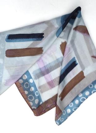 Красивый платок платок платок с принтом шелк2 фото