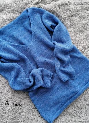 Шикарний светр з італійської пряжі1 фото