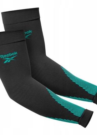 Компресійні рукава reebok knitted compression arm sleeve чорний уні l1 фото