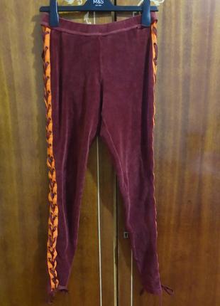 Велюрові спортивні штани puma. розмір s.
