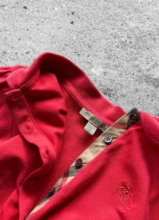 Burberry brit women’s premium short sleeve polo shirt жіноче, преміальне поло5 фото