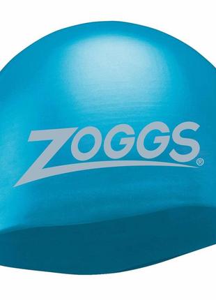 Шапочка для плавання zoggs ows silicone cap блакитна