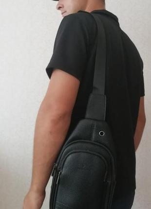 Чоловіча сумка слинг/ через плече2 фото