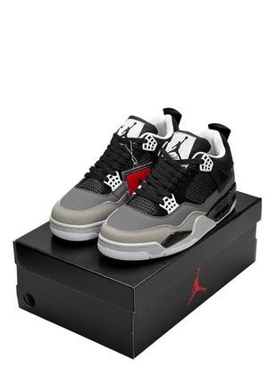 Чоловічі кросівки nike air jordan 4 retro fear pack#найк