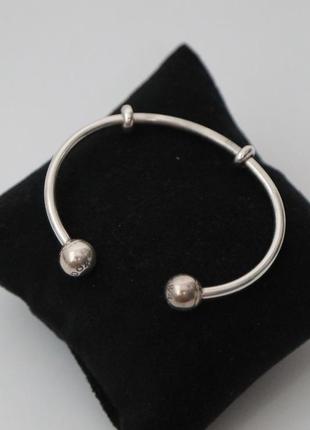 Pandora браслет серебряный бангл оригинал