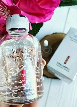 Антивозрастная сыворотка тонер с коллагеном venzen collagen protein 50 ml