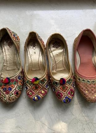 Туфлі босоніжки етно для східних костюмів