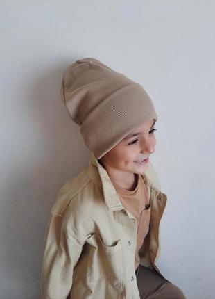 Демсісезонна подвійна шапка для хлопчика