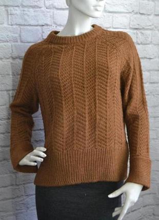 Теплый шерстяной джемпер свитер h&amp;m