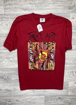 Gooses t-shirts футболка l размер с этикеткой красная с принтом оригинал