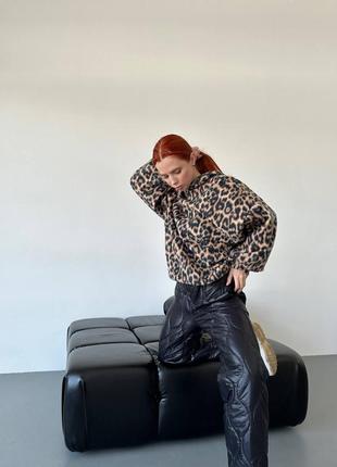 Теплые стеганые брюки карго на холлофайбере с микро флисом, теплые женские брюки на зиму7 фото