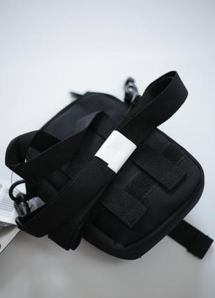 Барсетка carhartt чорна сумка через плече жіноча чоловіча4 фото