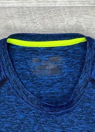 Under armour футболка м размер спортивная синяя оригинал4 фото