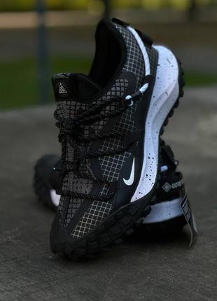 Nike acg mounth low black white4 фото