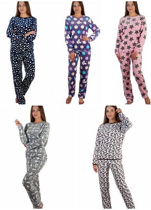 💙🐈‍⬛🐭💜 теплая пижама. махра велсофт. кофта+брюки. костюм для женщин