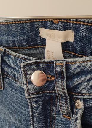 Джинсы джинсы высокая посадка h&amp;m 11-12 лет 146-1523 фото