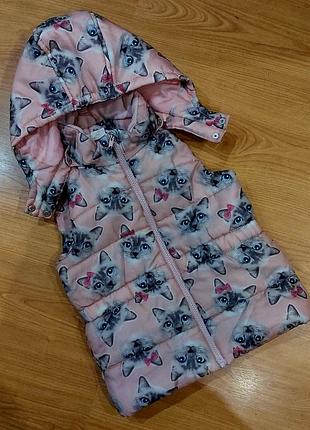 Очень классная,теплёнка, модняча жилеточка h&m