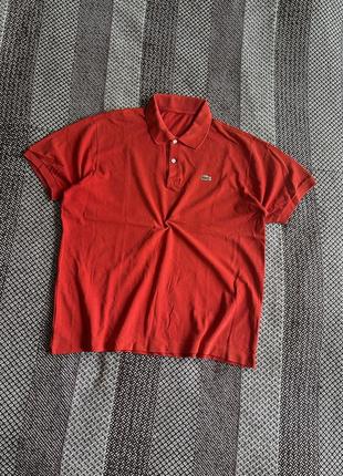 Lacoste polo red colour футболка поло оригінал б у